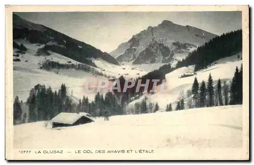 La Clusaz Cartes postales Le col des Aravis et l&#39etale