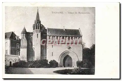 Touraine Cartes postales Abbaye de Marmoutiers