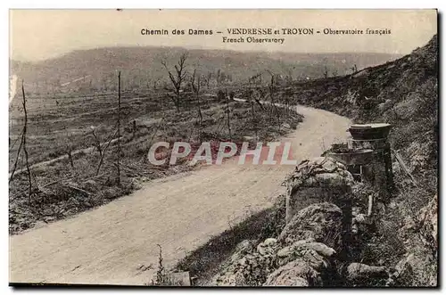 Chemin des DAmes Cartes postales VEndresse et TRoyon Observatoire francais