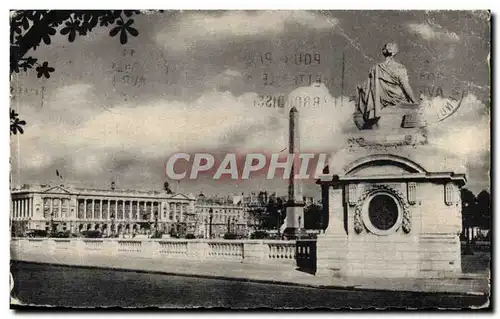 Paris Cartes postales La place de la Concorde et l&#39obelisque de Louksor