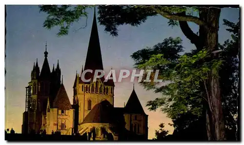 Suisse Lausanne Cartes postales La cathedrale illuminee