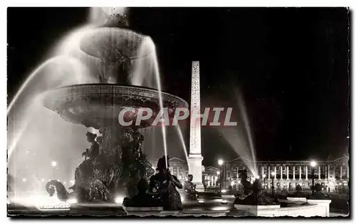 Paris Ansichtskarte AK Les illuminations Place de la Concorde