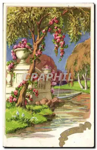 Cartes postales FAntaisie Jardin