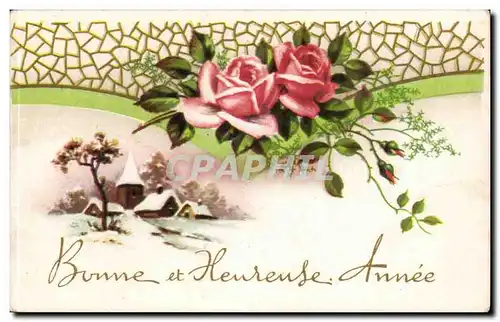 Cartes postales FAntaisie Bonne et heureuse annee