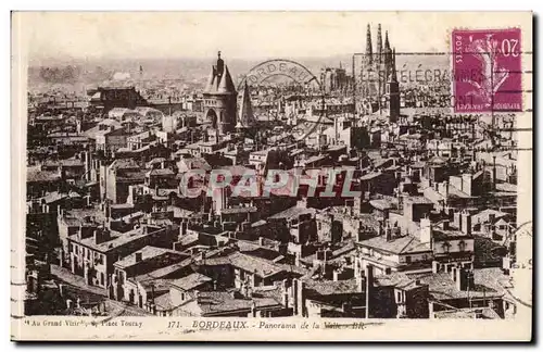 Bordeaux Cartes postales Panorama de la ville