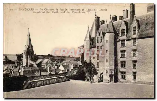 Langeais Cartes postales Le chateau La facade interieure de l&#39eglise
