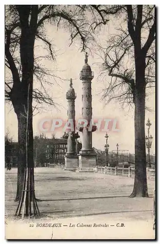 Bordeaux Cartes postales Les colonnes rostrales