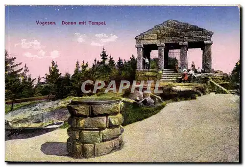 Vogesen Cartes postales Donon mit Tempel