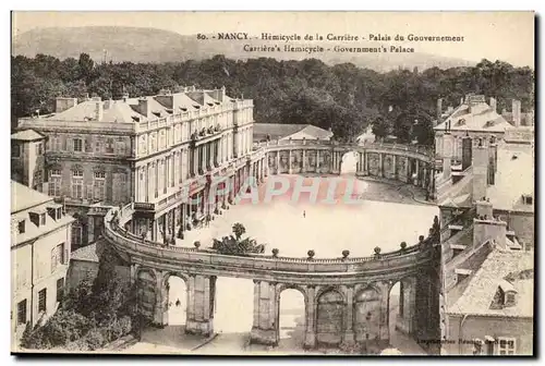 Nancy Ansichtskarte AK Hemicycle de la carriere Palais du gouvernement