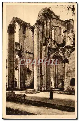 Ansichtskarte AK Abbaye de Saint Wandrille Ruines de l&#39eglise