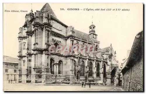 Gisors Cartes postales L'eglise cote sud (12 et 16eme)