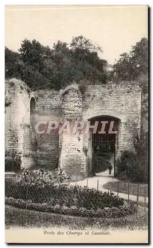 Gisors Cartes postales Porte des champs et casemate