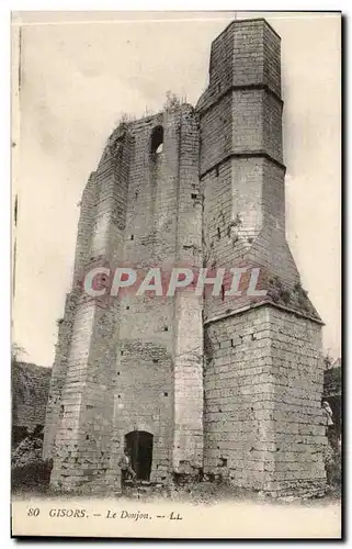 Gisors Cartes postales Le donjon