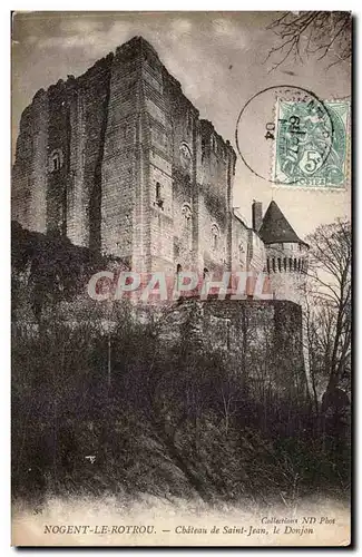 Cartes postales Nogent le Rotrou Chateau de Saint Jean le donjon