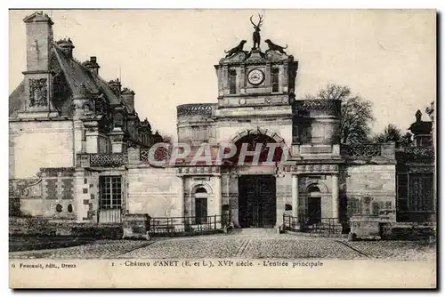 Chateau d&#39Anet Cartes postales Entree principale