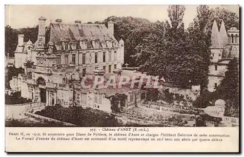 Chateau d&#39Anet Cartes postales (Henri II diane de Poitiers)