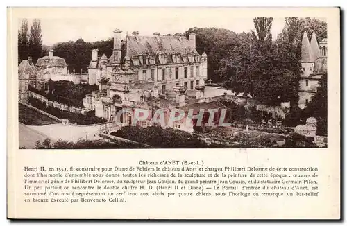 Chateau d&#39Anet Cartes postales (Henri II diane de Poitiers)