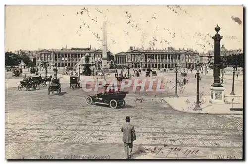 Paris Cartes postales La place de la Concorde