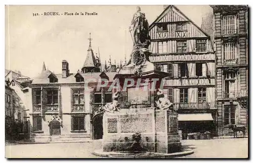 Rouen Ansichtskarte AK Place de la Pucelle (Jeanne d&#39arc)