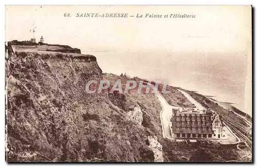 Sainte Adresse Cartes postales La falaise et l&#39hotellerie