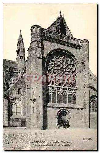 Saint Pol de Leon Ansichtskarte AK Portail meridional de la Basilique