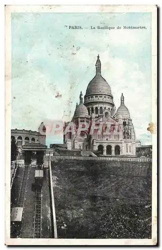 Paris Cartes postales La basilique de Montmartre