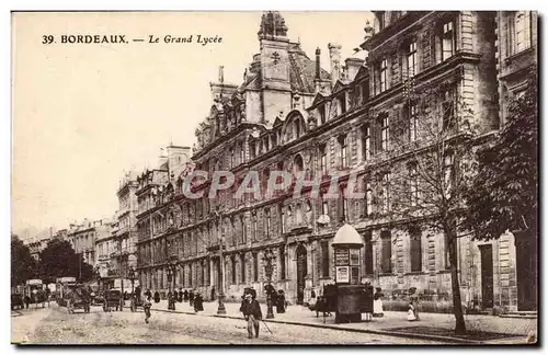 Bordeaux Ansichtskarte AK Le grand lycee