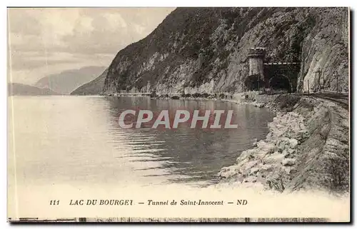 Ansichtskarte AK Lac du Bourget Tunnel de Saint Innocent