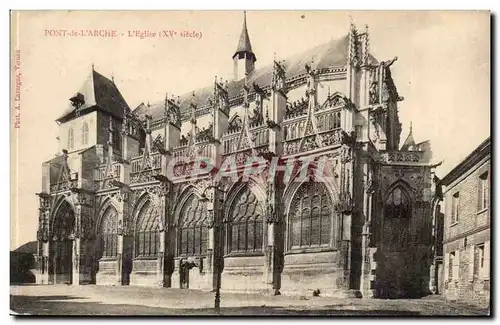 Cartes postales Pont de l&#39arche L&#39eglise