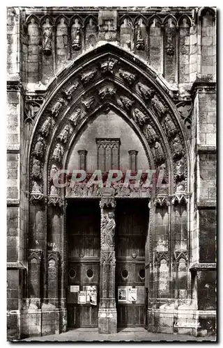 Cartes postales moderne Vernon Le portail de la collegiale Notre Dame