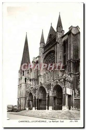 Cartes postales Chartres La cathedrale Portail sud