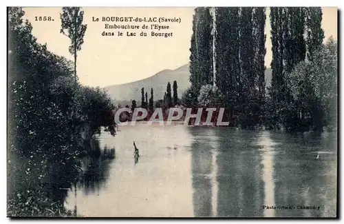 Ansichtskarte AK Le Bourget du lac Embouchure de l&#39Eysse dans le lac du Bourget