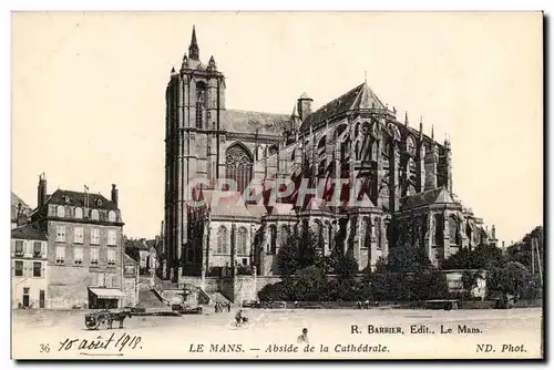 Cartes postales Le Mans Abside de la cathedrale