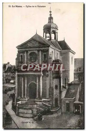 Le Mans Ansichtskarte AK Eglise de la Visitation