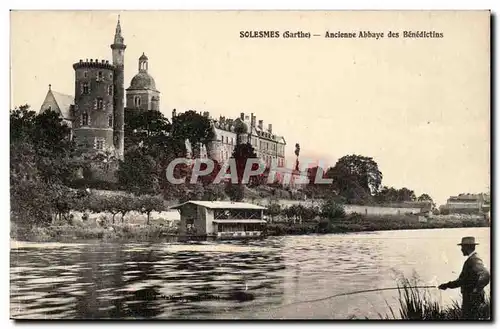 Solesmes Ansichtskarte AK Ancienne abbaye des Benedictins