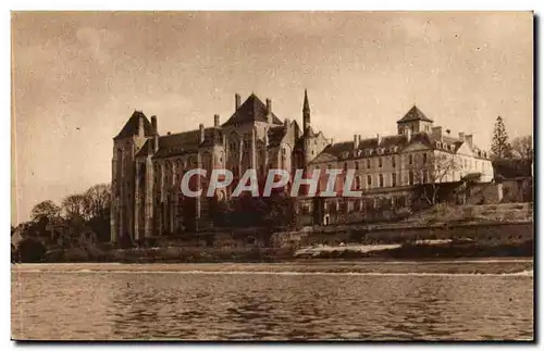 Solesmes Cartes postales Abbaye Sur le barrage de la SArthe