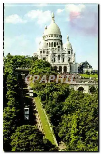 Paris Moderne Karte Basilique du SAcre Coeur de Montmatre