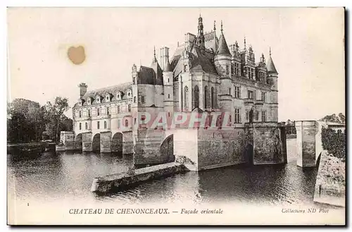 Chateau de Chenonceaux Cartes postales Facade orientale