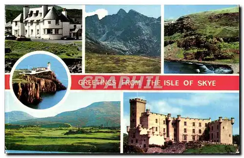 England - Angleterre- Greetings from the Isle of Skye - Cartes postales