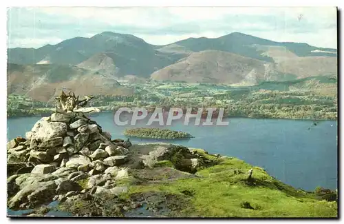 Angleterre - England - The English Lakes Keswick - North Western Falls from Walls Crag- Cartes postales