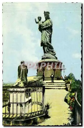 Le Puy en Velay - Statur Coossal de Notre Dame de France et de Monseigneur Morthon - Cartes postales