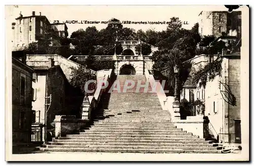 Auch - L&#39Escalier monument 232 marches - Ansichtskarte AK