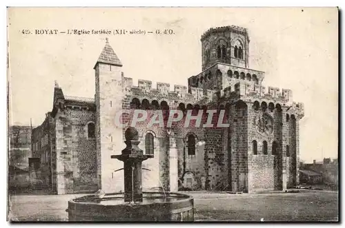 Royat - L&#39Eglise fortifiee XII siecle - Cartes postales