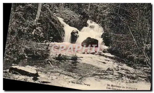 Pontigny - Les Cascades au Mont July - Ansichtskarte AK