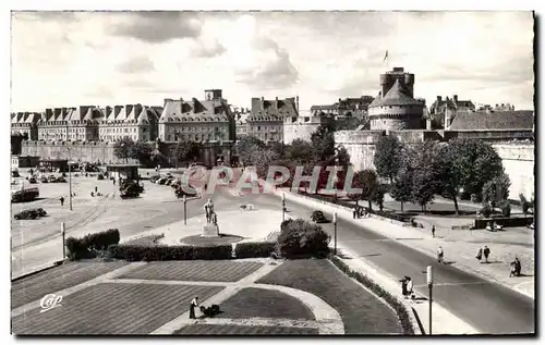 saint Malo - Cite Corsaire - Le Chateau et les nouvelles Constructions - Ansichtskarte AK
