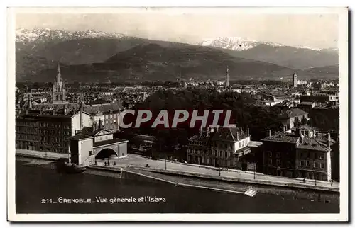 Grenoble - Vue generale d&#39Isere - Cartes postales