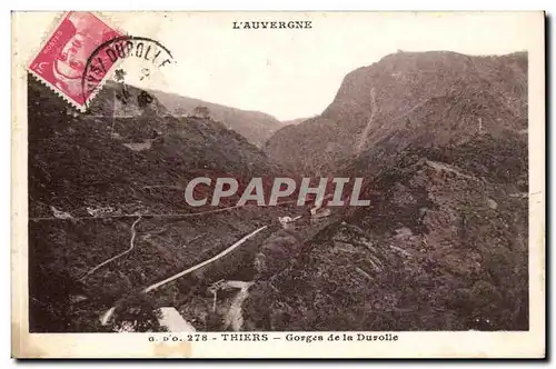 Thiers - Gorges de la Durolle - Cartes postales