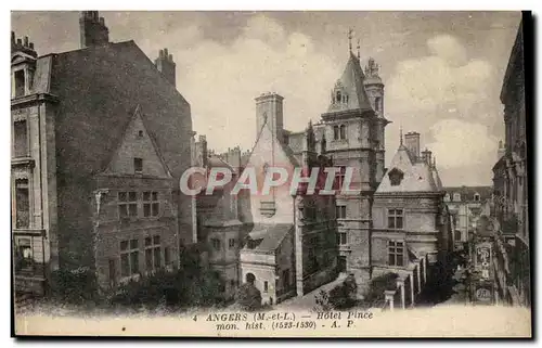 Angers - Hotel Pince monument historique 1623 - Cartes postales