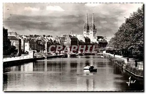 Quimper - L&#39Odet a maree haute - Cartes postales