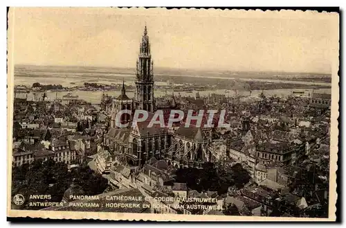 Belgique - Belgium - Anvers - Antwerp - Cathedrale et Coude Austruweel - Cartes postales